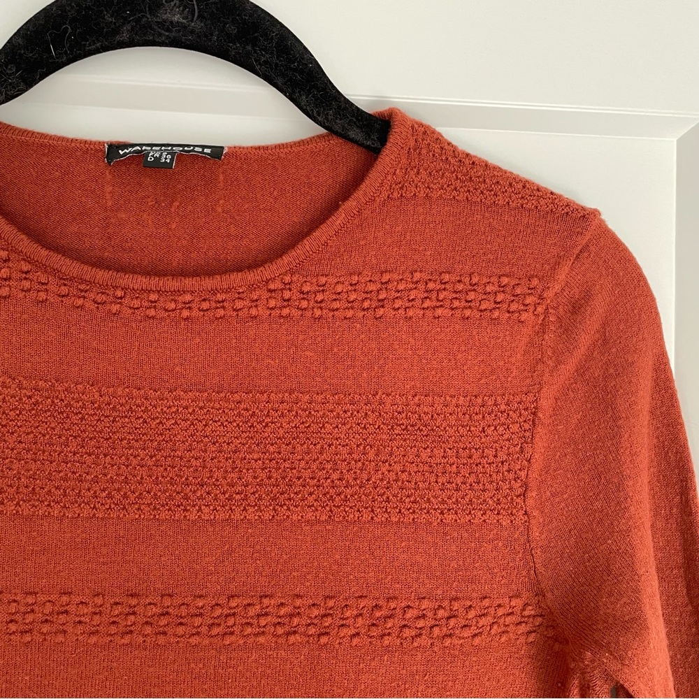 Warehouse Textured Knit Sweater - Picture 2 of 9